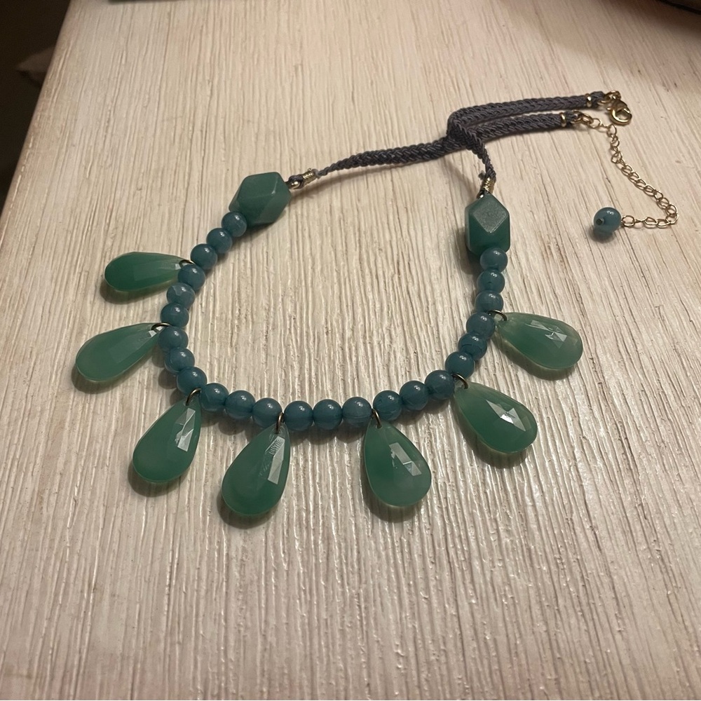 Green Beaded Necklace